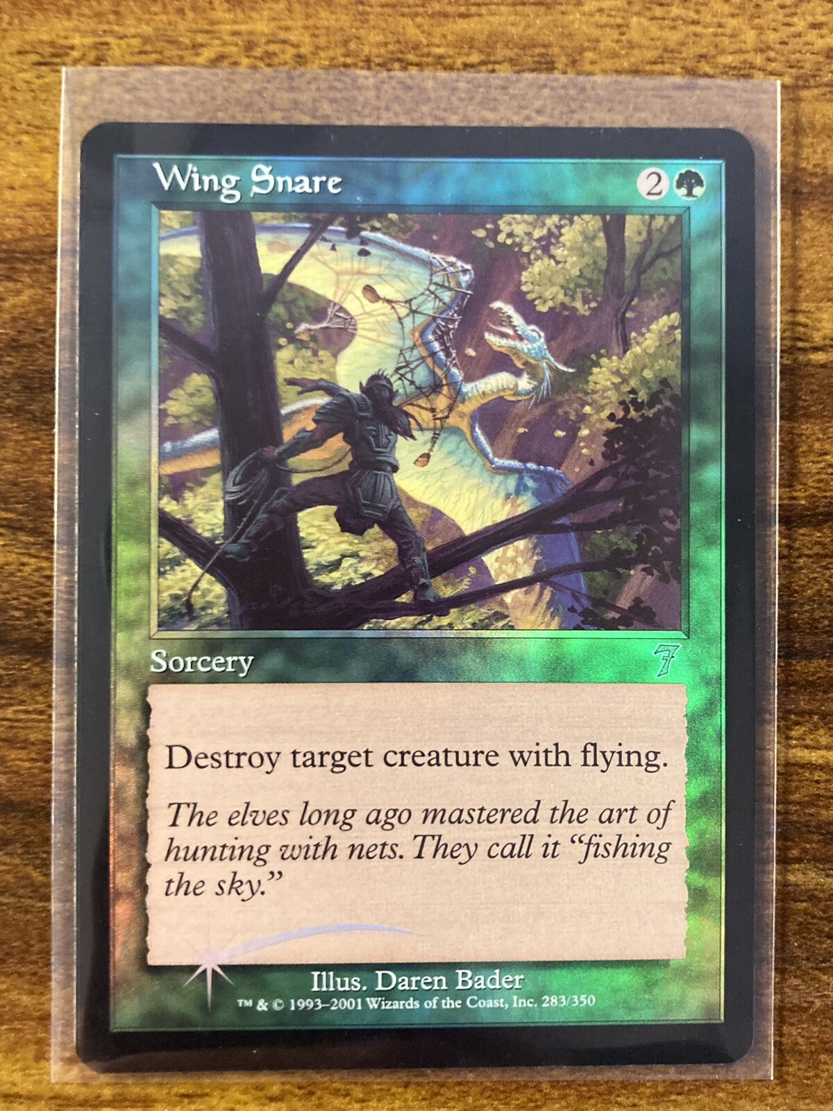 MTG✨WING SNARE FOIL✨7th Edition MINT UNCOMMON Sorcery 2001 Bader Art UNPLAYED