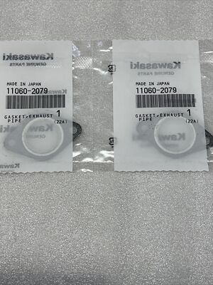 11060-2079 (2) Genuine Kawasaki Exhaust Gaskets FD models 440-661