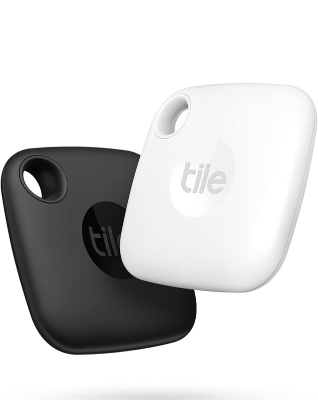 Tile Mate (2) paquete de 1 Rastreador Bluetooth, buscador de llaves 