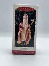 1995 Hallmark Keepsake St. Nicholas 1st of Christmas Visitors Ornament NIB