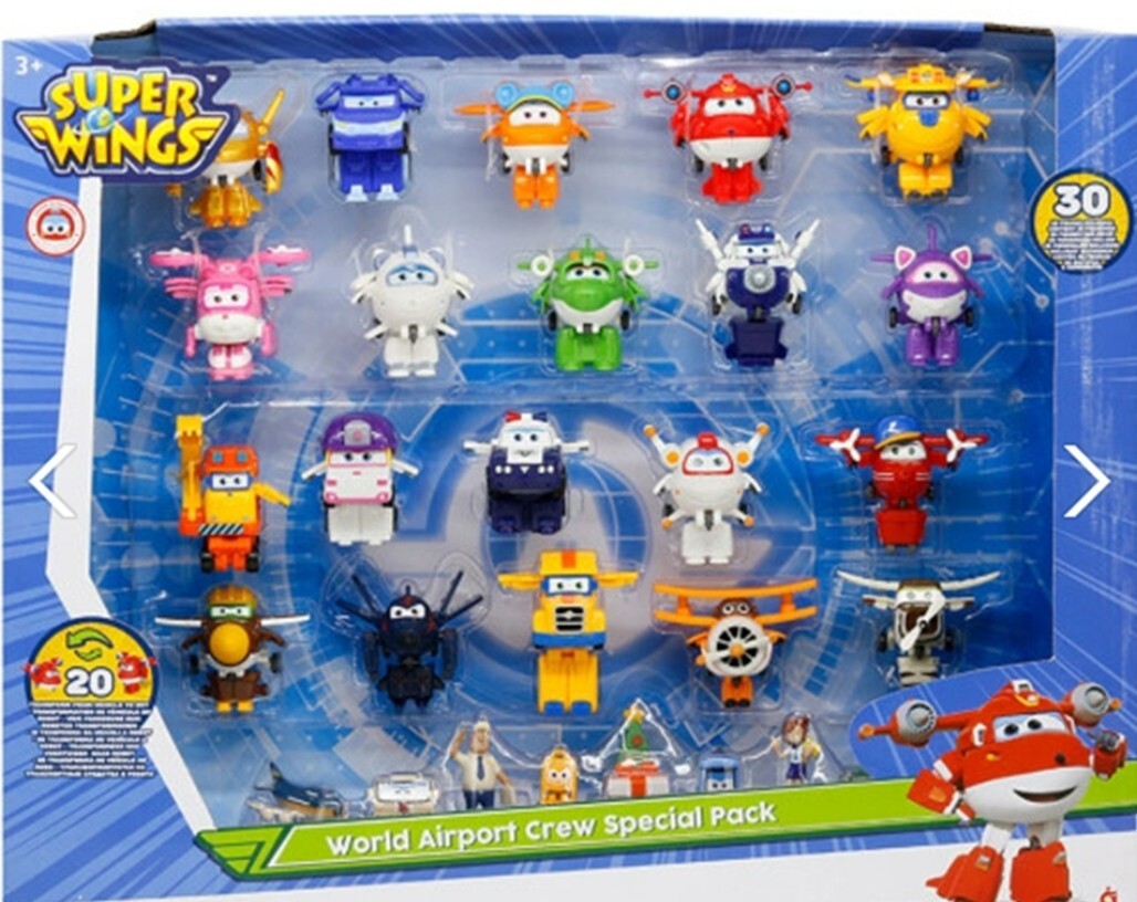 Superwings World Airport Crew Special Pack Figure 30ea Set Mini