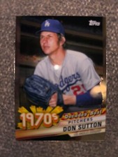 2020 Topps Decades Best Chrome Pitchers Don Sutton #DBC-39 HOF