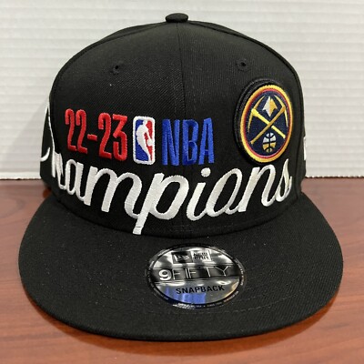 Denver Nuggets 22-23 NBA Championship Hat Cap Snap Back