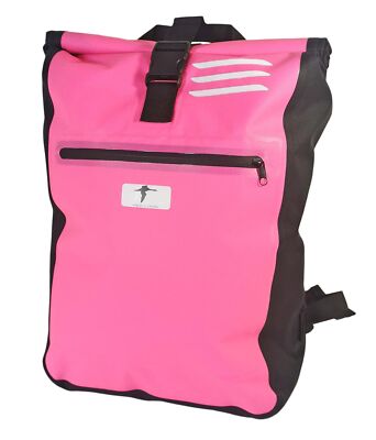 Kurier Rucksack rosa Courier Bag Kuriertasche Backpack Kurierrucksack Red Loon