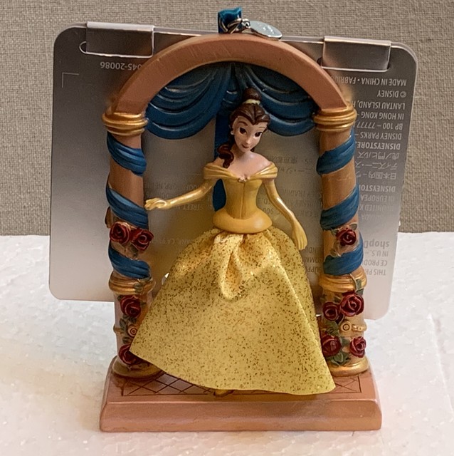 Disney Store Sketchbook Ornament BELLE FAIRYTALE MOMENTS Beauty & The