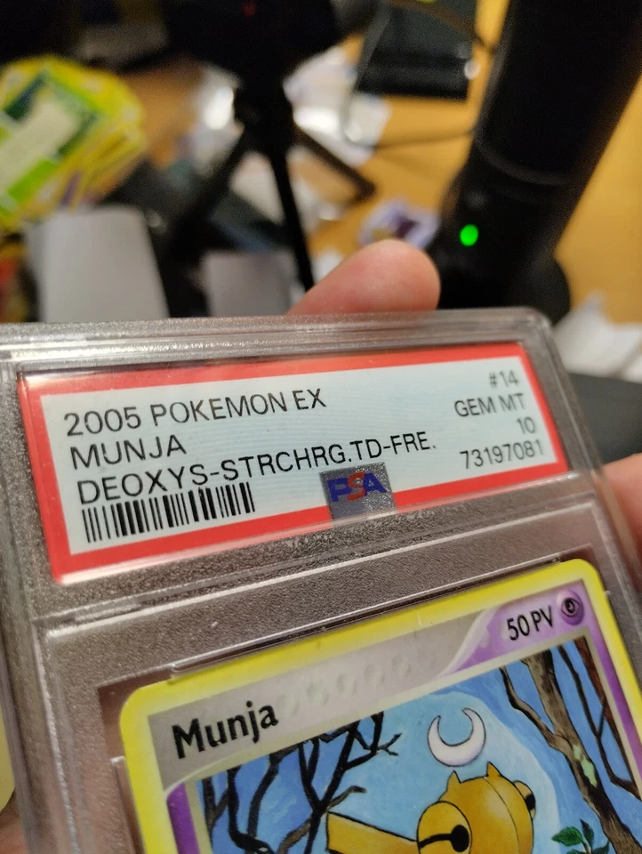 Pokemon SHEDINJA 14/107 EX Deoxys PSA 10 Rare graded French (Munja) GEM MINT - Immagine 4 di 4