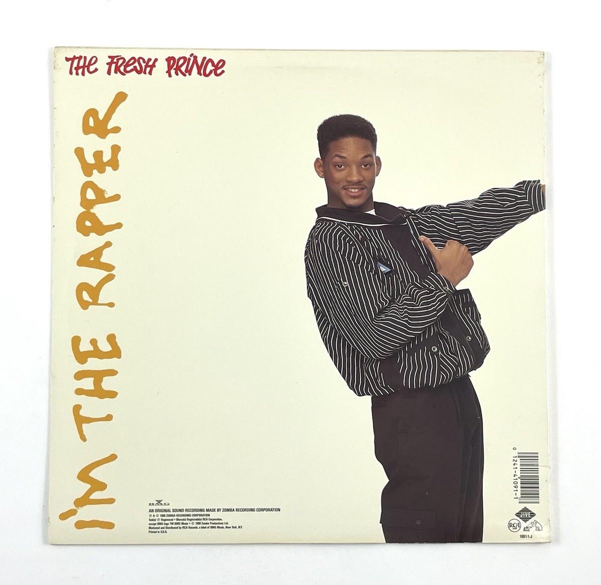 DJ Jazzy Jeff & The Fresh Prince He's the DJ 1st Press Vinyl