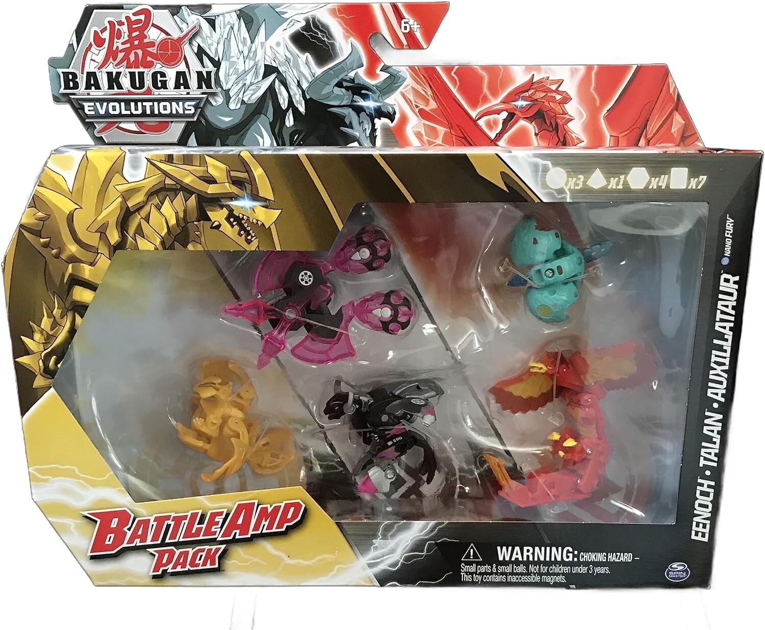 Bakugan Pack d'amplis de combat Evolutions 6065588 pour des lancers ultra puissants