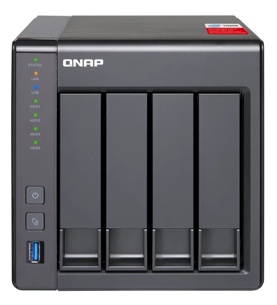 NAS QNAP TS-459U 4 Baies - 16To (4x4To WD RED) - Serveur De Stockage Occasion