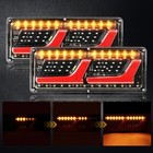 <!--F#f_0-->2X 74 LED Tail Lights Trailer Ute Caravan Truck Stop Indicator Rear Lamps 12V<!--F/-->