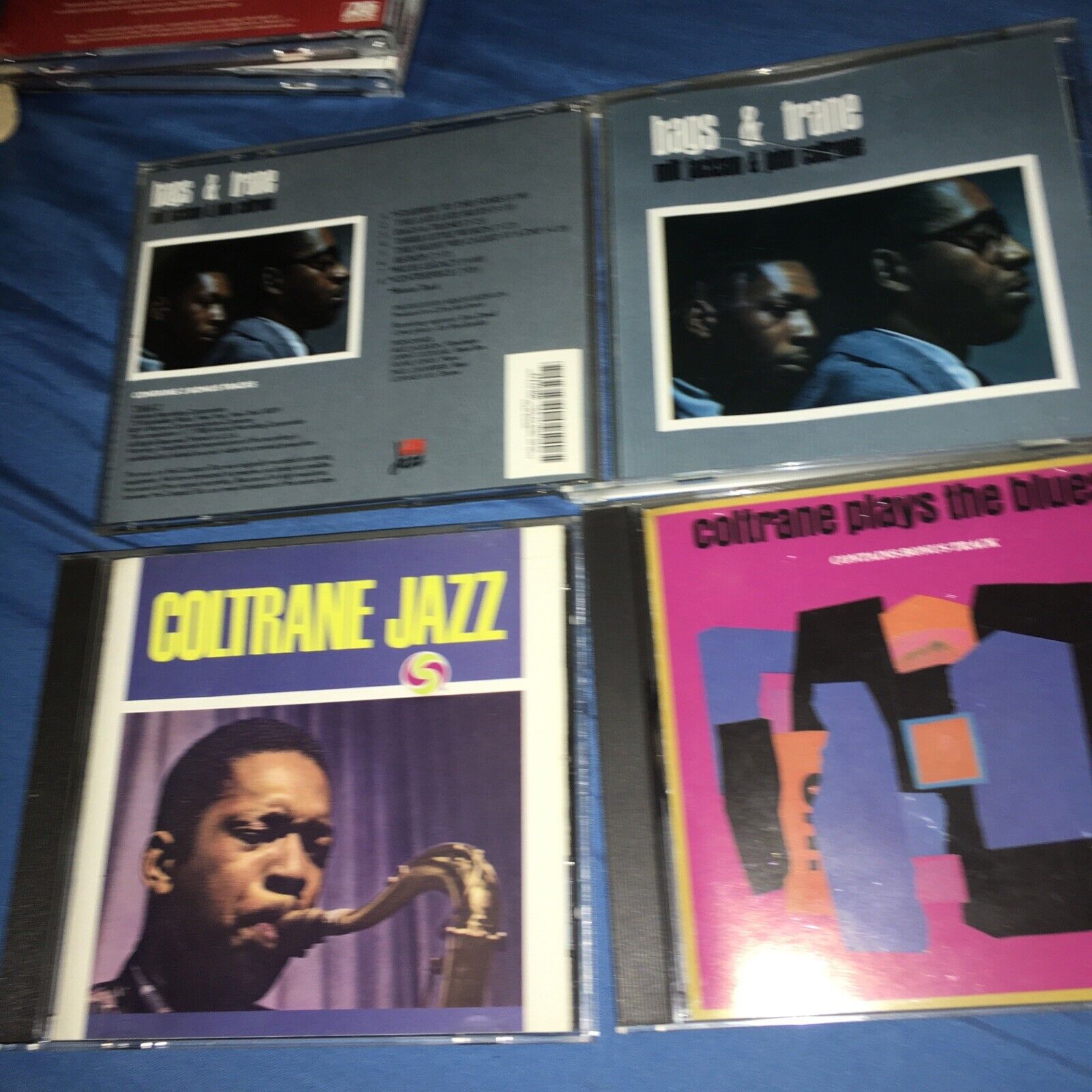 John Coltrane Jazz ATLANTIC CD LOT Milt Jackson Bags And Trane Plays The Blue