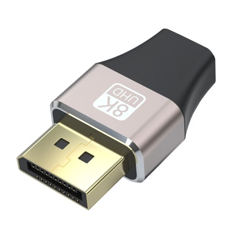 8K DisplayPort 1.4 8K 60hz to DisplayPort DisplayPort Adapter Male/Female - Image 3 of 4