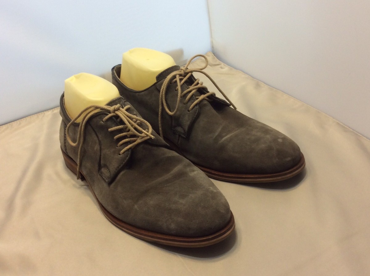 Modern Fiction Realist Gray Suede Men display picture 3