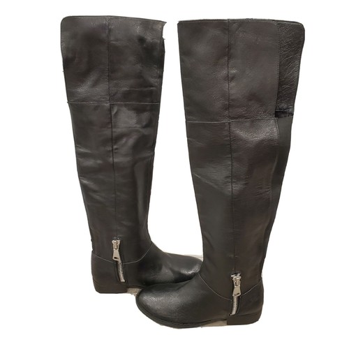 Chinese Laundry Fawn Black Leather Over 