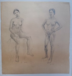 Nude Painting Indian Woman