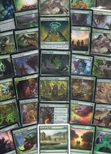 Magic The Gathering Single Uncommon Green Non-Foil Non-Creature Spell Cards