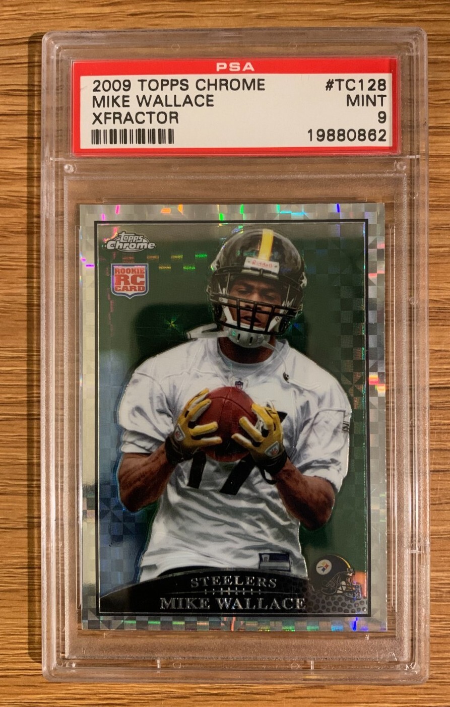 Mike Wallace Topps Chrome #TC128 Xfractor