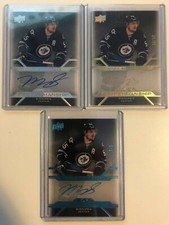 16-17 UD Black #PEN MARK SCHEIFELE LOT(3) Pro Penmanship Gold/49 Blue Electric/5