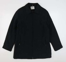 Elegance Womens Black Jacket Size 12 Zip