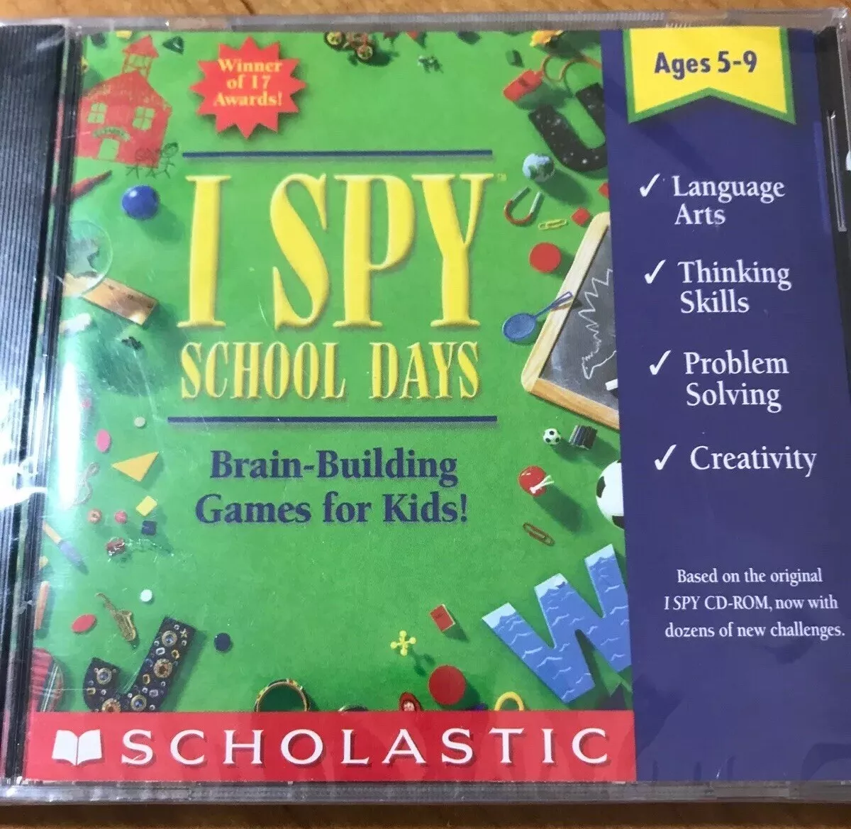 I Spy School Days Educational Games Ages 5-9 CD PC. Free Shipping  78073215935