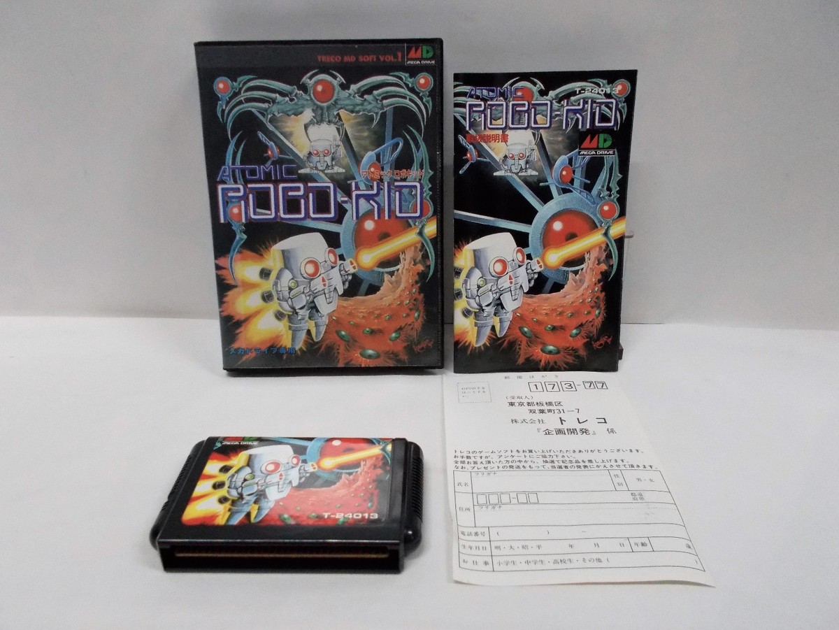 SEGA Mega-Drive Genesis -- ATOMIC ROBO-KID -- NEW!! JAPAN GAME
