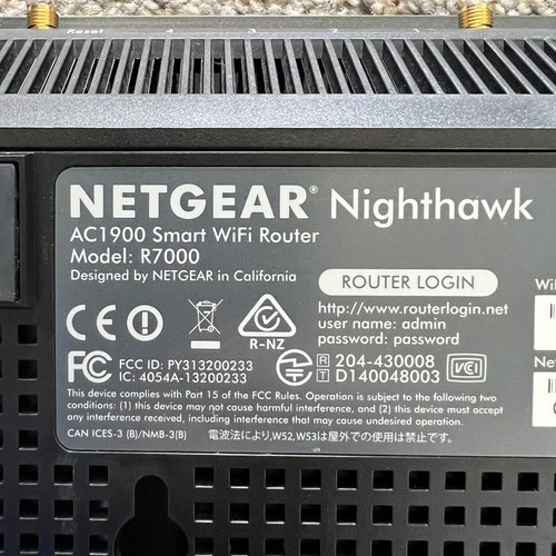 NETGEAR Nighthawk AC1900 1900Mbps R7000-100PAS Tested - Picture 5 of 6