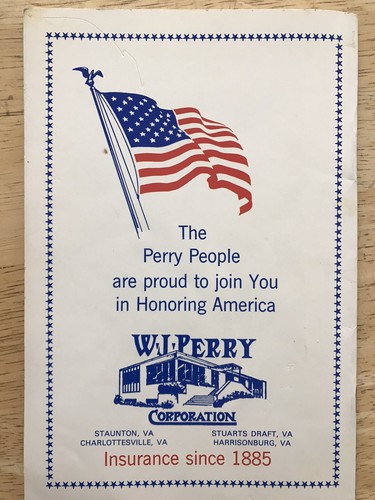 Programma Happy Birthday USA Statler Brothers 1982 - Pubblicità Staunton, VA - Foto 3 di 13