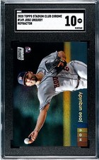 2020 Topps Stadium Club Chrome #149 Jose Urquidy REFRACTOR SGC 10 GEM RC