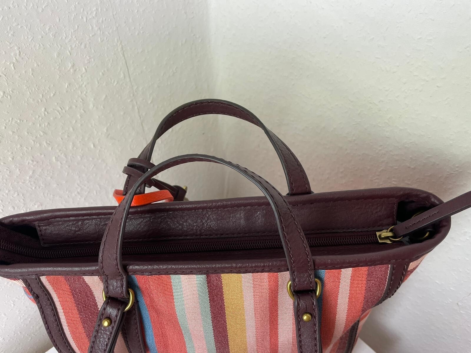 FOSSIL Tasche Rucksack CAMILLA Orange eBay