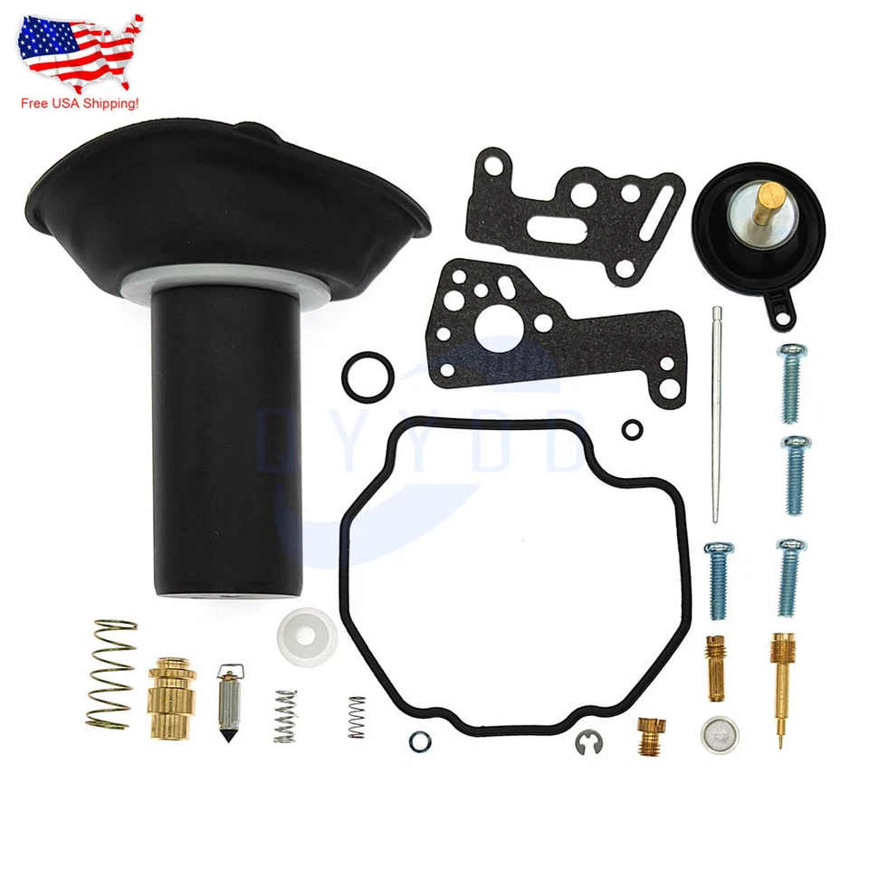 2x para Yamaha VIRAGO 535 XV535 1990-2000 Kit de reparación de carburador émbolo diafragma Foto 3 de 4