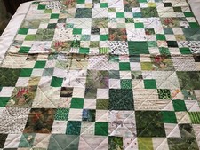 Handmade Baby Blanket Quilt - Reversable Seasonal Spring Easter Winter Christmas