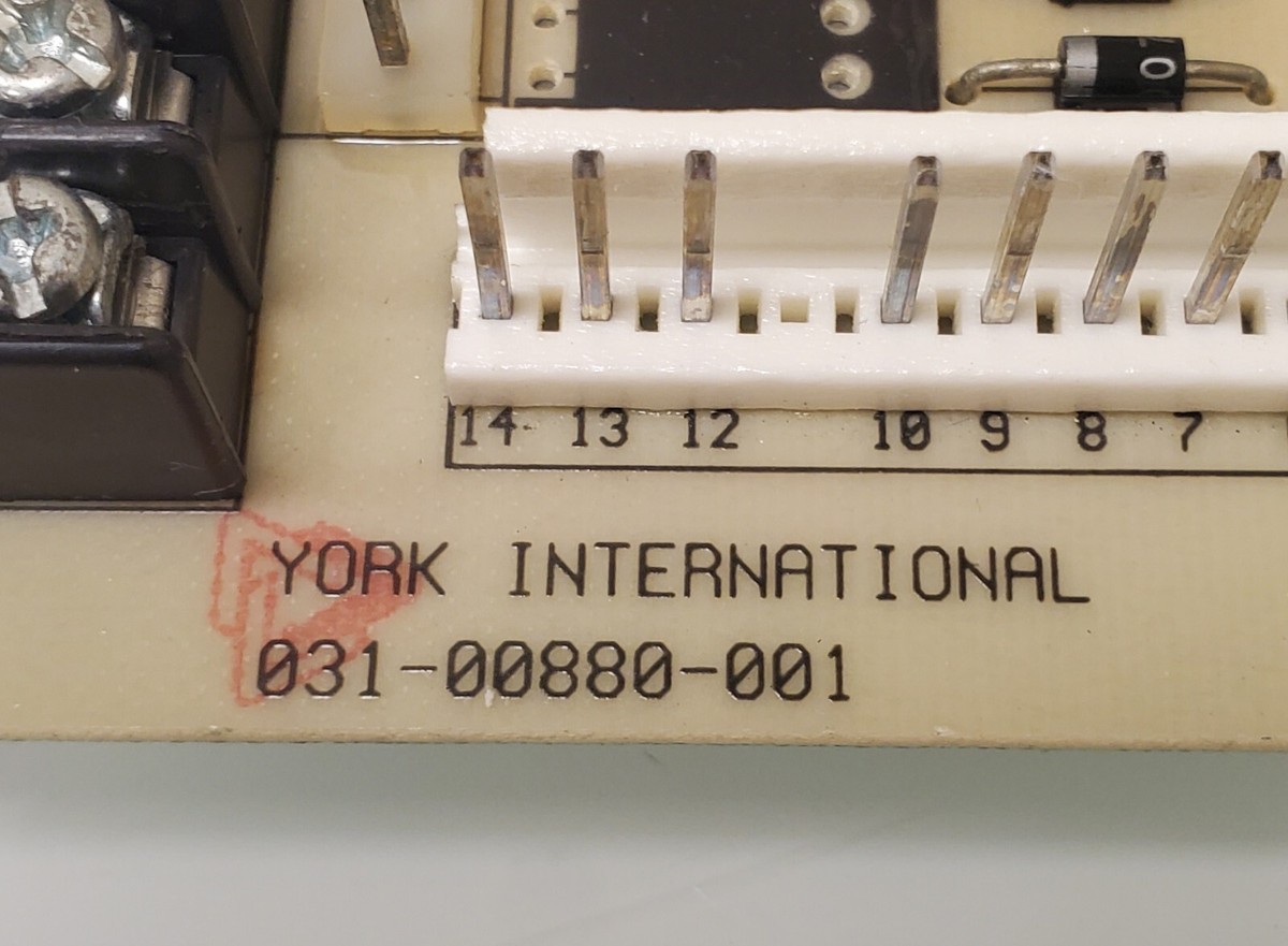 031-00880-001 02-11-97 OEM Control Board York RTU | eBay