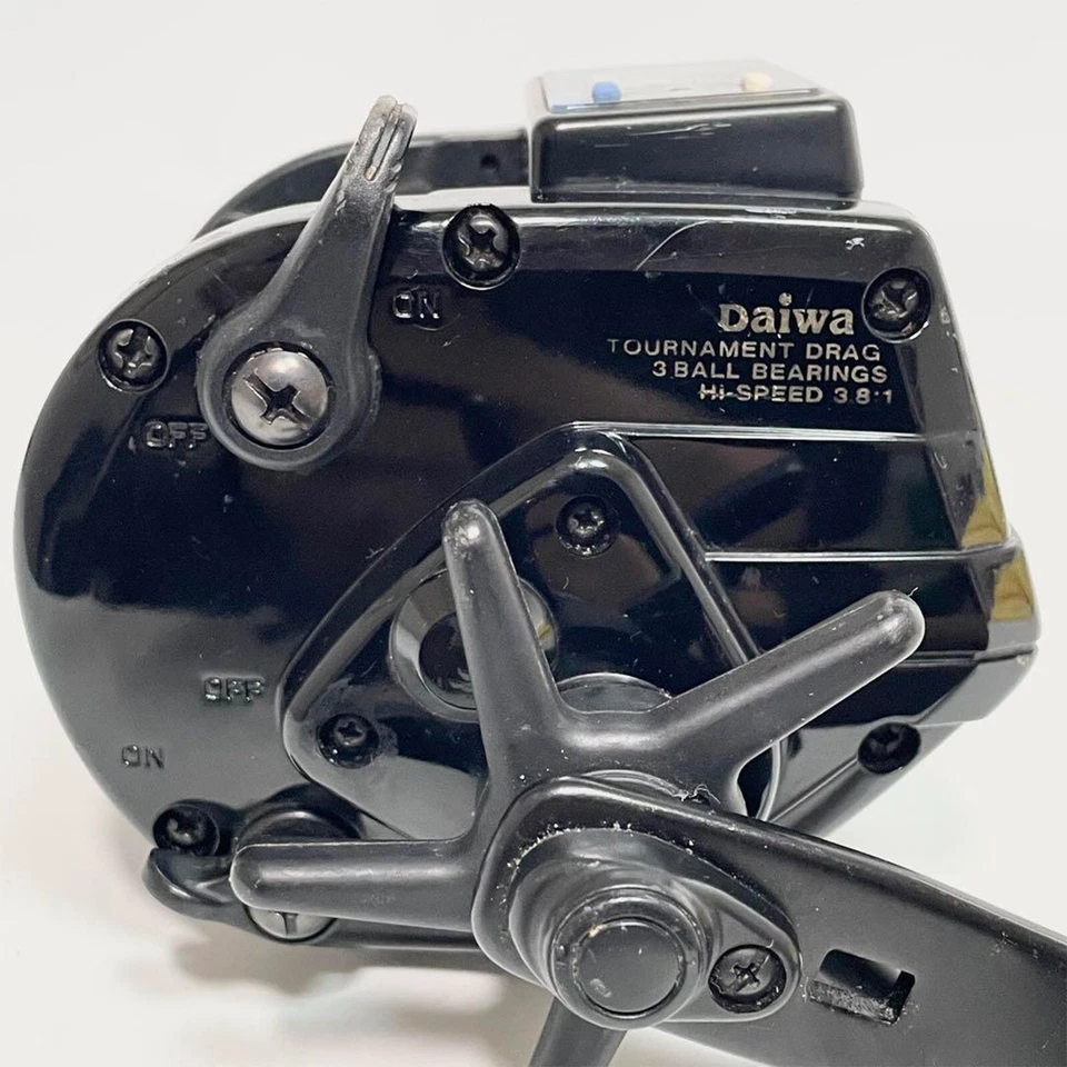 Daiwa TANASENSOR X600 Barco Pesca Manual Carrete Contador Función Japón Muy B... - Imagen 4 de 4