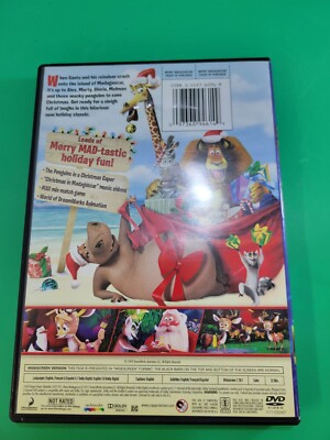 Merry Madagascar (DVD, 2011) AMAZING DVD IN PERFECT CONDITION DISC