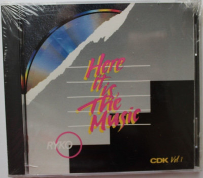 HERE IT IS THE MUSIC VOL 1 CD [NEW SEALED] RYKO COMPILATION VARIOUS