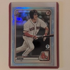 Topps 2020 Bowman 1st Edition Sky Blue Parallel Jarren Duran #BFE-144 Red Sox