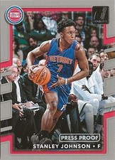 2017-18 Panini Donruss Stanley Johnson Press Proof 188/299 Detroit Pistons