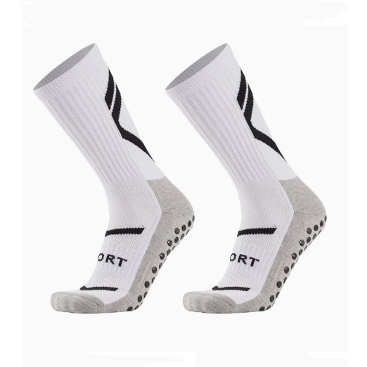 Grip Dots Anti-Slip Soccer Basketball Sports Socks Skid Resistant Multicoloured