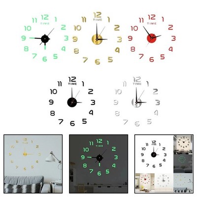 3D rahmenlose Wanduhr für Inneneinrichtung im Home Office oder Gewerbe