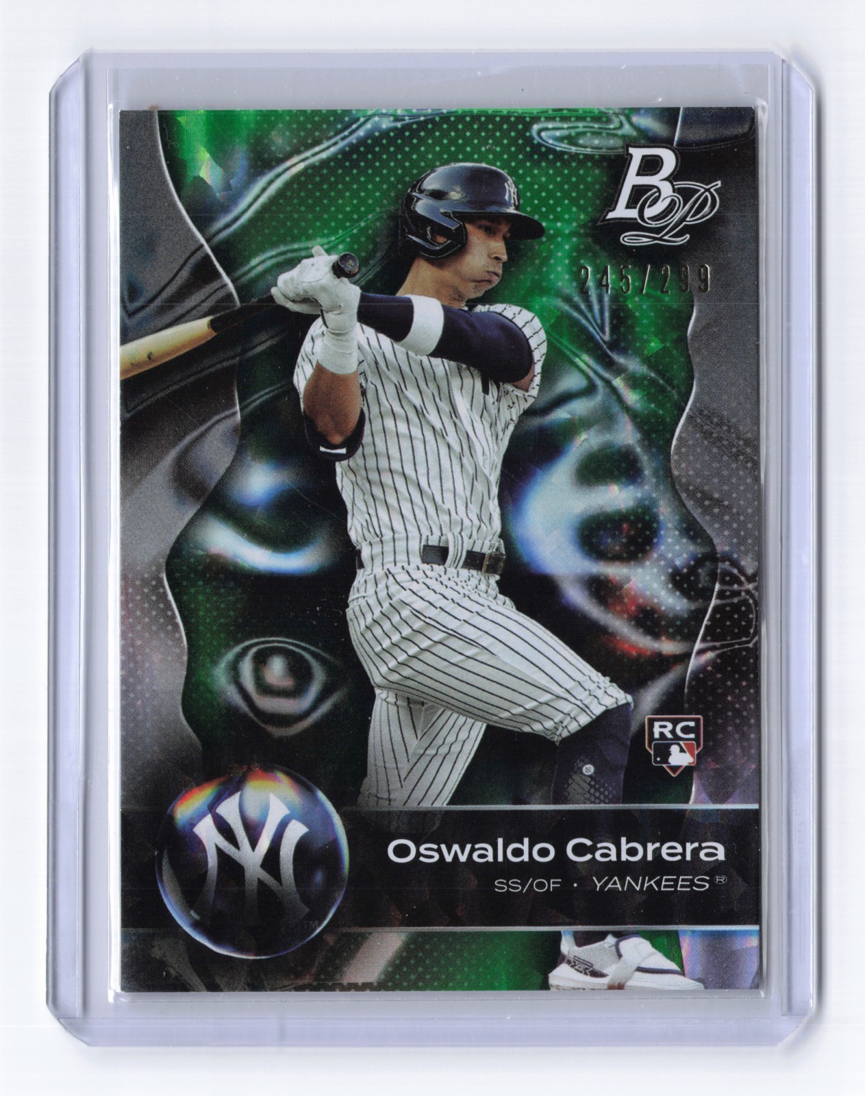 2023 Bowman Platinum - Oswaldo Cabrera /299 #41 (RC) Yankees