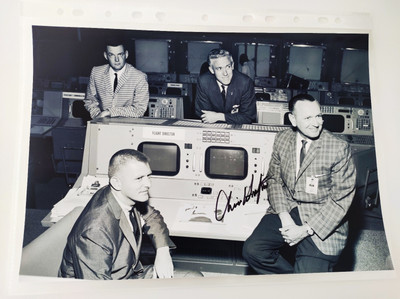Chris Kraft Autogramm autograph orginal signed 20x30 cm 8x10 NASA