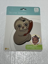 Silicone Baby Teether Bpa-Free Infant. Massages Gums