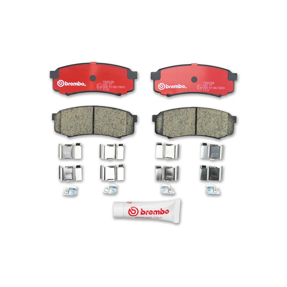Brembo Rear Brake Rotors Brake Pads Kit For 2003-2009 Lexus GX470 - Image 3 of 4