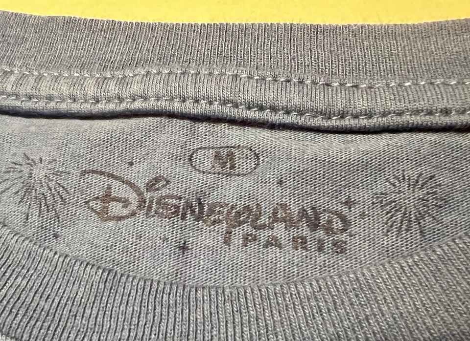 Camiseta Disneyland Paris Goofy & Donald Duck Eiffel Disney Azul Talla M- Usada en Excelente Condición Foto 4 de 4