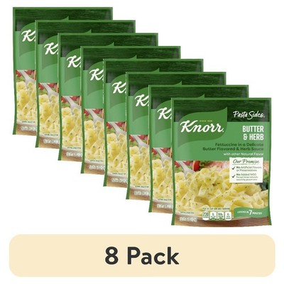 Creamy Butter & Herb Pasta Side Dish Ready Meals (8 Pack) 4.4 oz Pouch