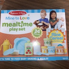 Melissa  Doug Mine To Love Mealtime Play Set Retired 31708 New In Box