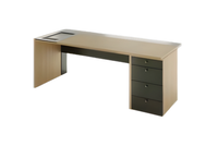 Designer Schreibtisch Schwarzbraun Luxus BüRomöBel Holzschreibtisch