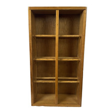 Napa Valley Wood CD Storage 96 Compact Disc Rack Crate Shelf Holder