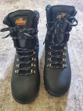 New Thorogood American Union Waterproof Steel Toe Work Boot 9 D 804-6365 Black