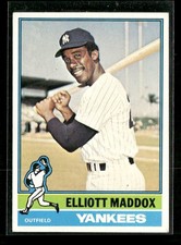 Elliott Maddox 1976 Topps #503 New York Yankees